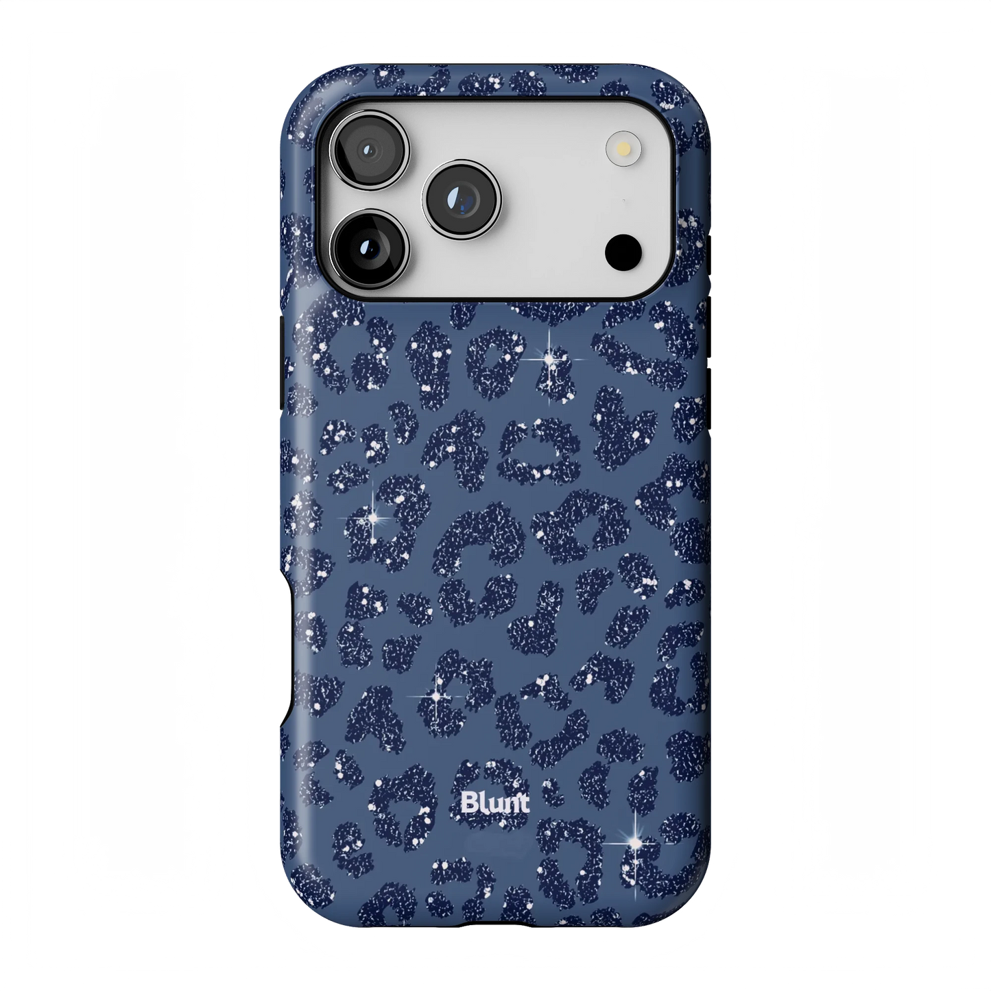 Blue Cheetah Print iPhone Case