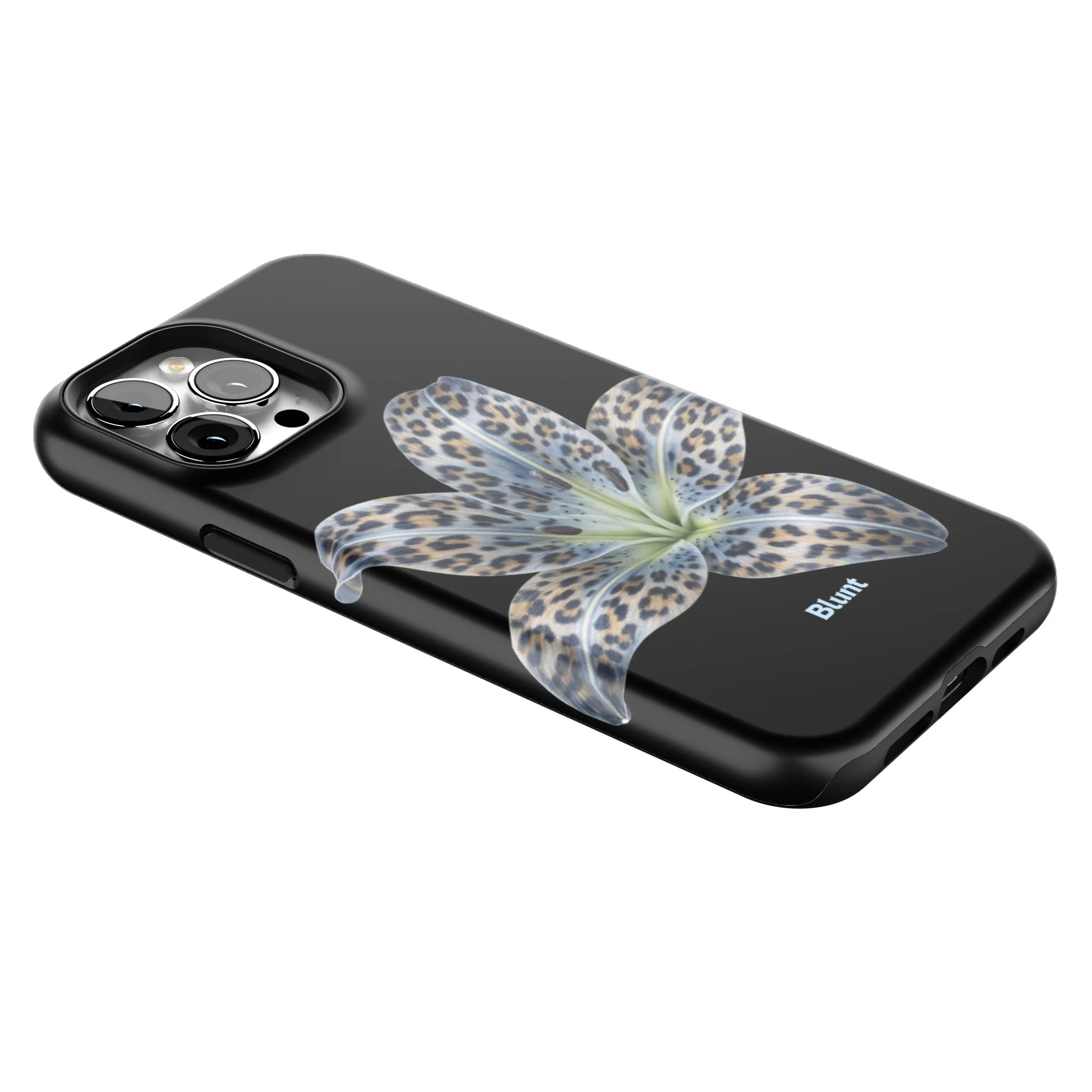 Blue-Leopard-Bloom-iphone-case-iPhone 13 Pro Max-2