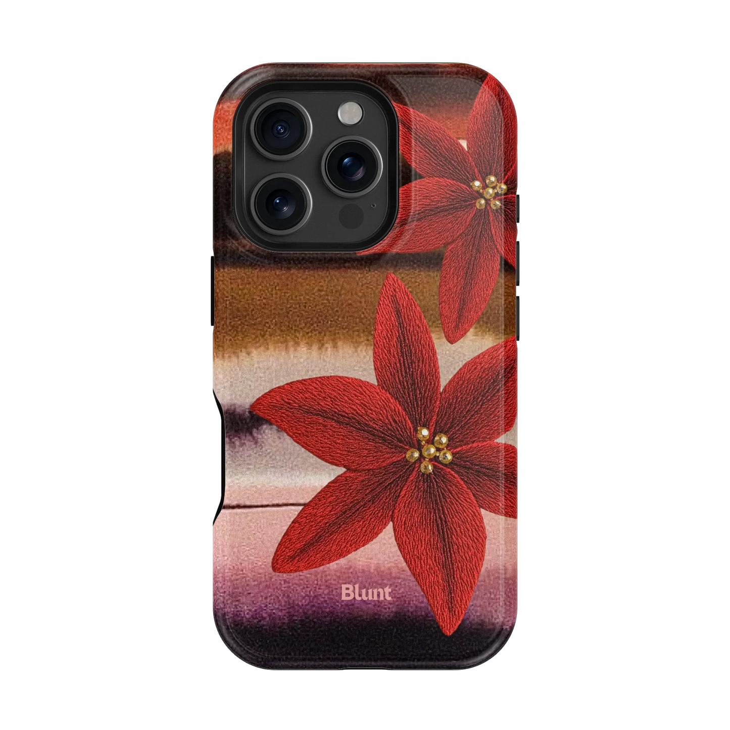 Crimson Bloom iPhone Case