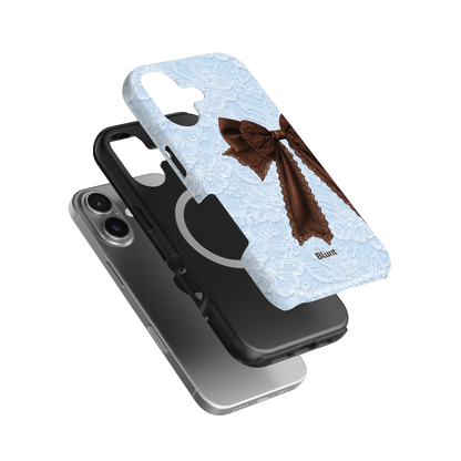 Bleu Bow iPhone Case