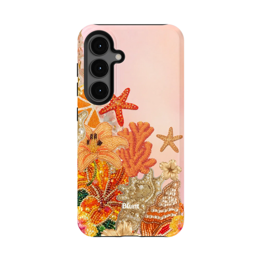 Peach-Treasures-samsung-case-Galaxy S24-1