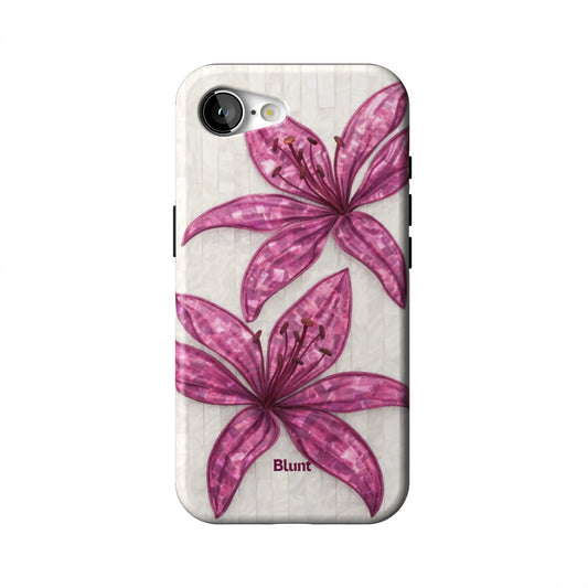 Purple-Floral-Luster-iphone-case-iPhone 16 E-1