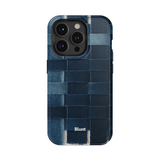 Indigo Weave iPhone Case