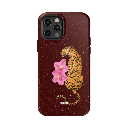 Burgundy Cleo iPhone Case