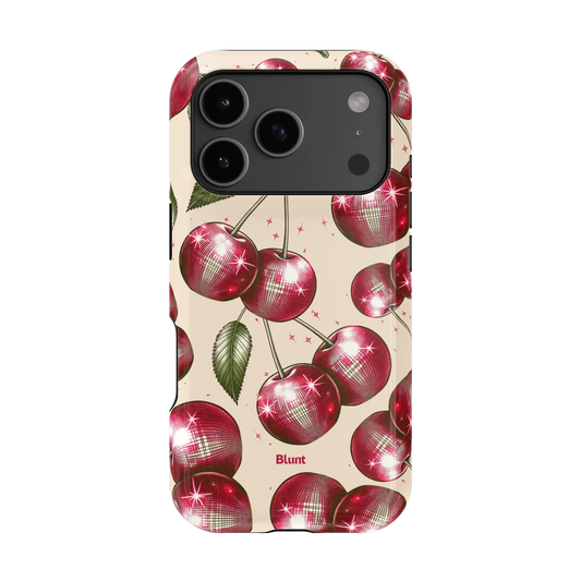 Cream Cherry Party iPhone Case