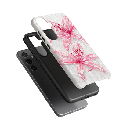 Pink-Floral-Luster-samsung-case-S24 Plus-3