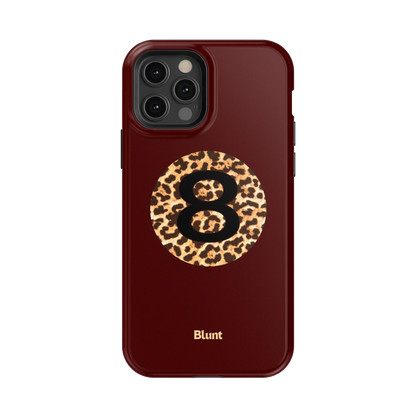 Burgundy Magic 8 iPhone Case