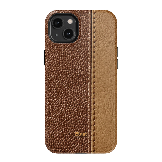 Two-Tone Walnut iPhone Case