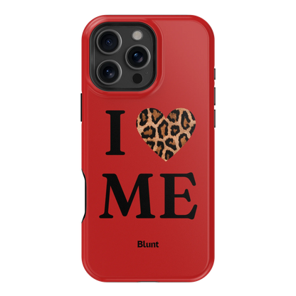 Red I Love Me iPhone Case