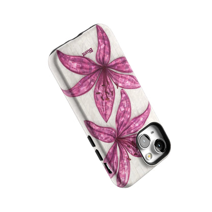 Purple-Floral-Luster-iphone-case-iPhone 13 Mini-4