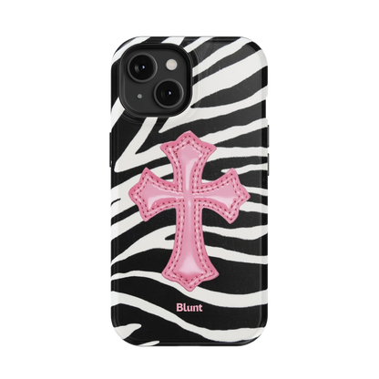 Zebra Halo iPhone Case