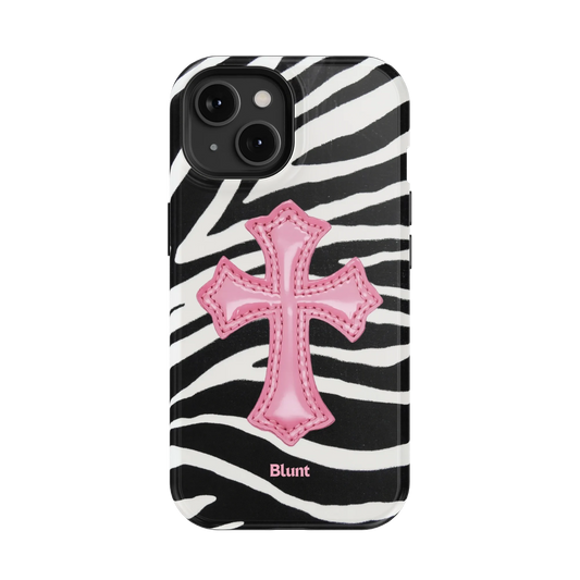 Zebra Halo iPhone Case