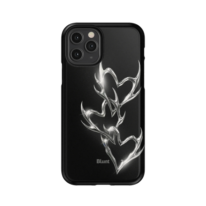 Chrome Flame iPhone Case