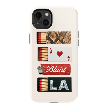 Cream Match iPhone Case