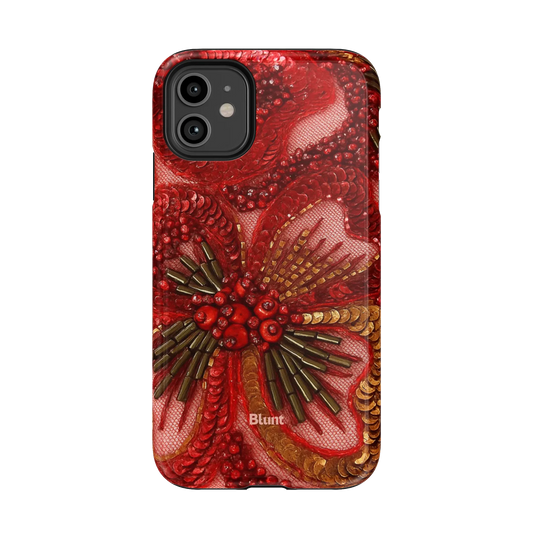 Crimson iPhone Case