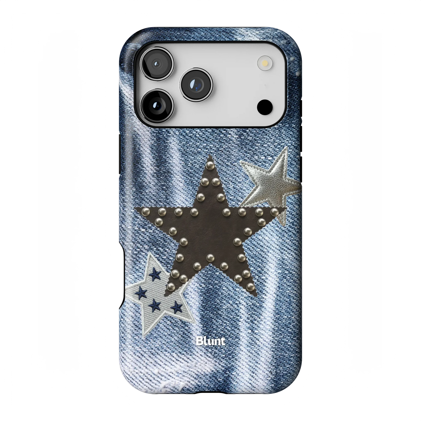 Denim Starstud iPhone Case