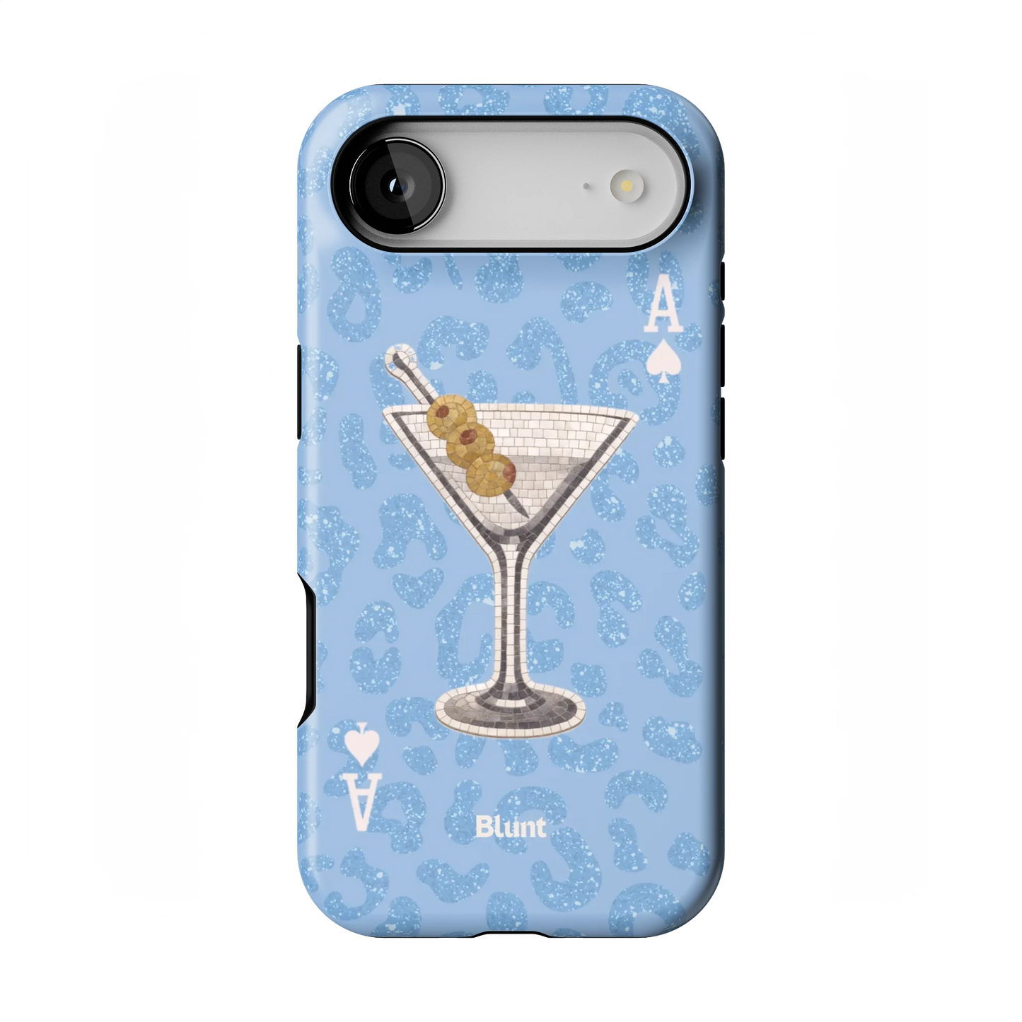 Blue Dirty Martini iPhone Case