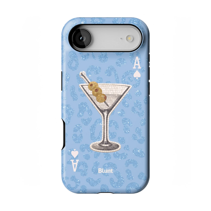 Blue Dirty Martini iPhone Case