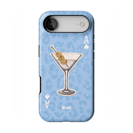 Blue Dirty Martini iPhone Case
