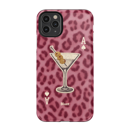 Pink Cheetah Dirty Martini iPhone Case