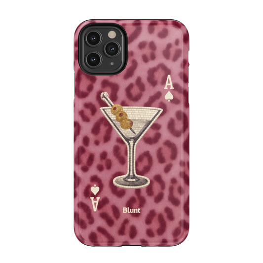 Pink Cheetah Dirty Martini iPhone Case