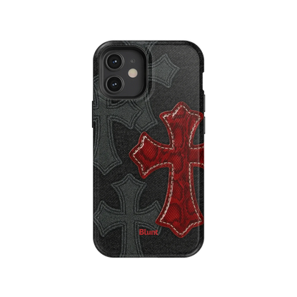 Crimson Cross iPhone Case