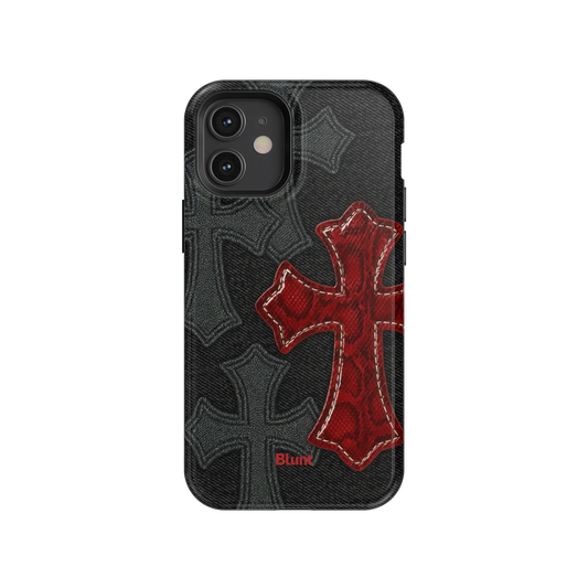 Crimson Cross iPhone Case