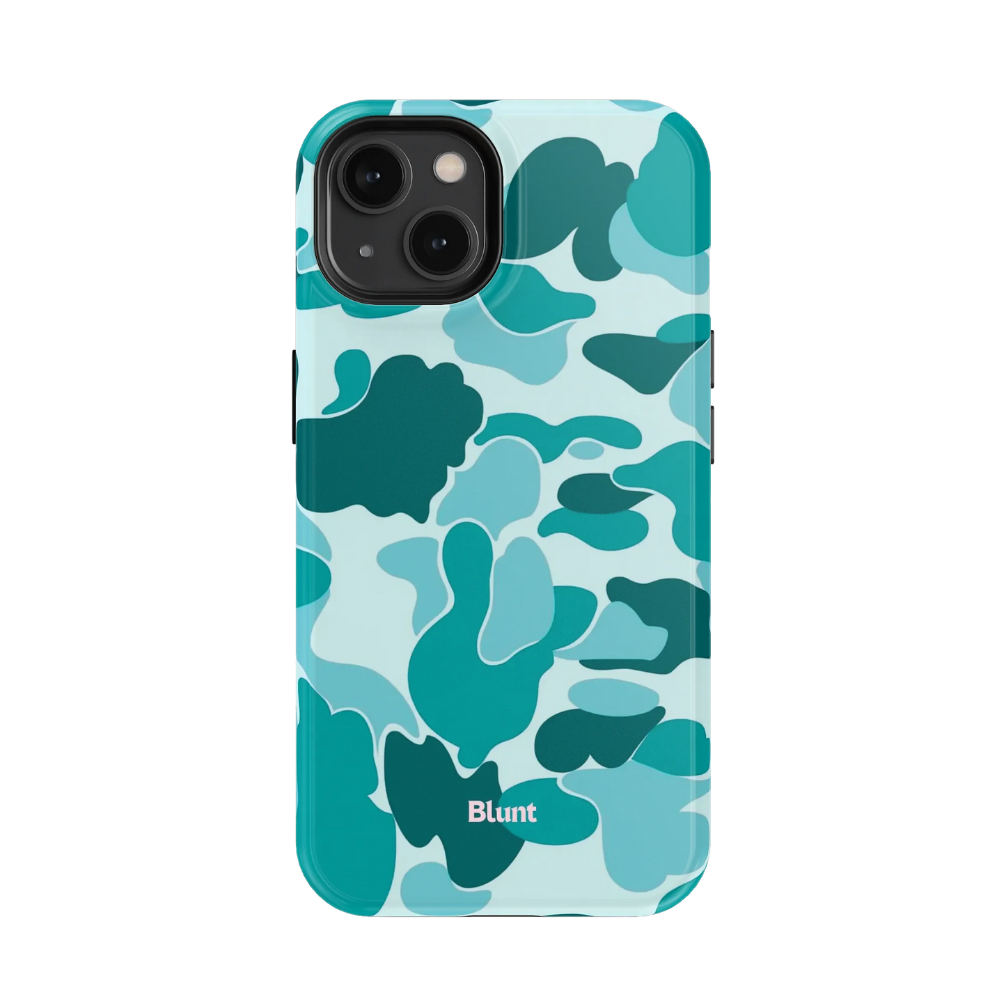Aqua Camo iPhone Case