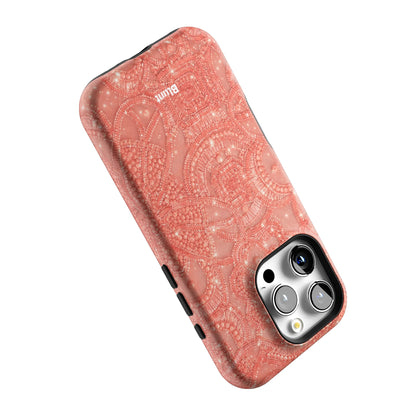 Coral-Glam-iphone-case-iPhone 16 Pro-4