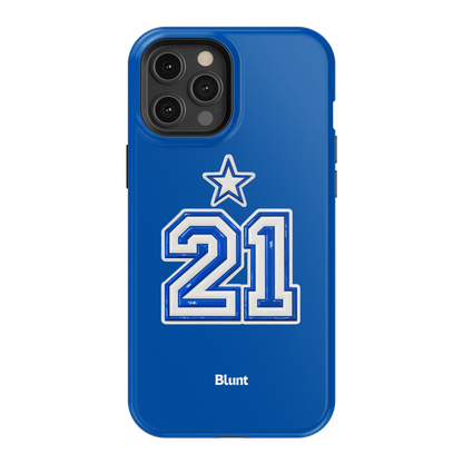 Blue All Star iPhone Case