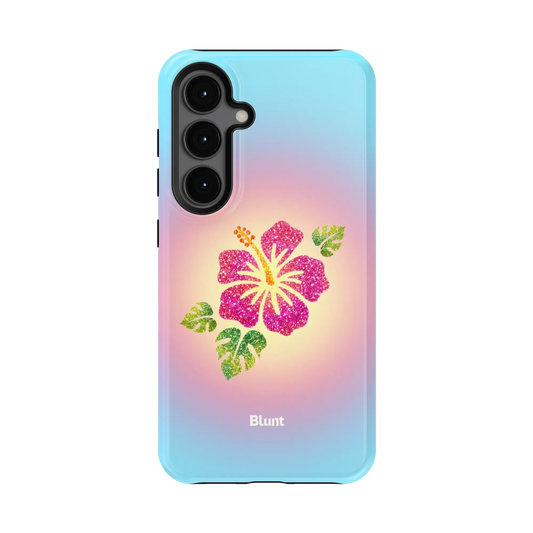 Hibiscus-Glow-samsung-case-Galaxy S24-1