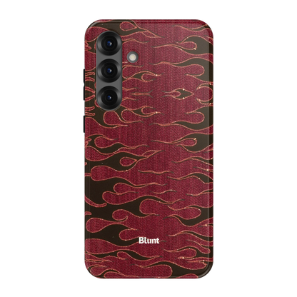 Crimson Fire Samsung Case