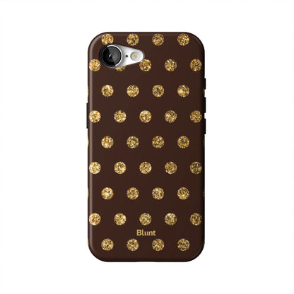 Gold-Polka-iphone-case-iPhone 17 E-1