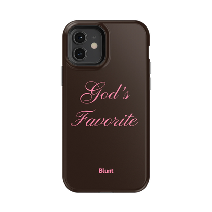 Gods Favorite Brown iPhone Case