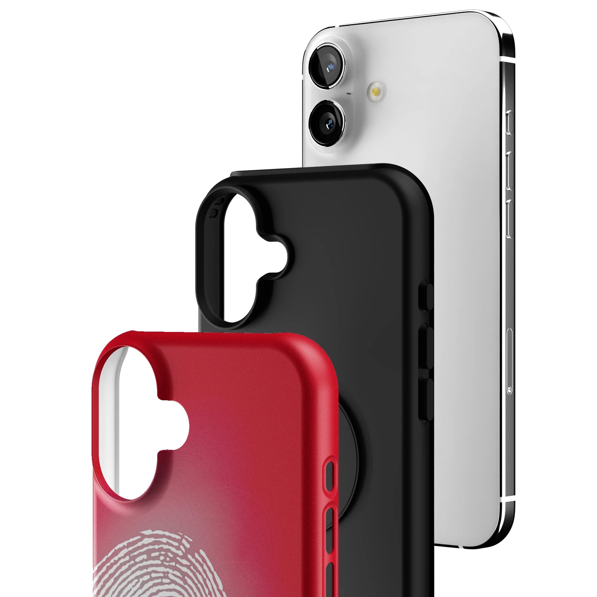 Heart Print Red iPhone Case gallery - Iphone_16_Mini_Air_Plus_3