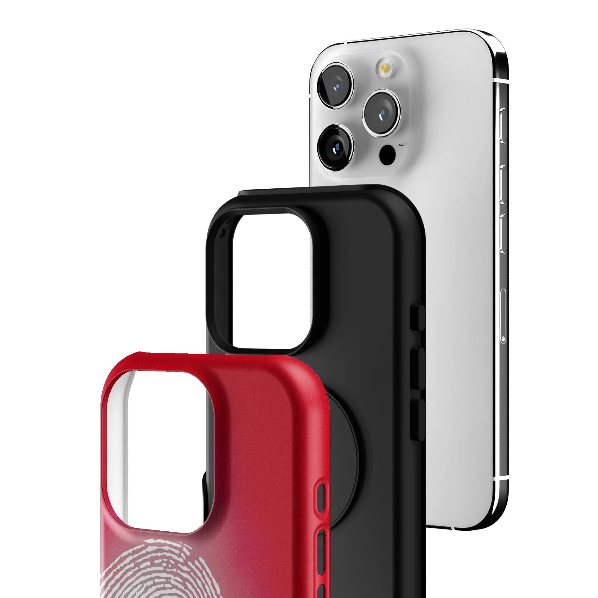 Heart Print Red iPhone Case gallery - Iphone_16_Pro_3