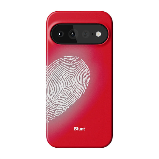 Heart Print Red Pixel Case - Blunt Cases