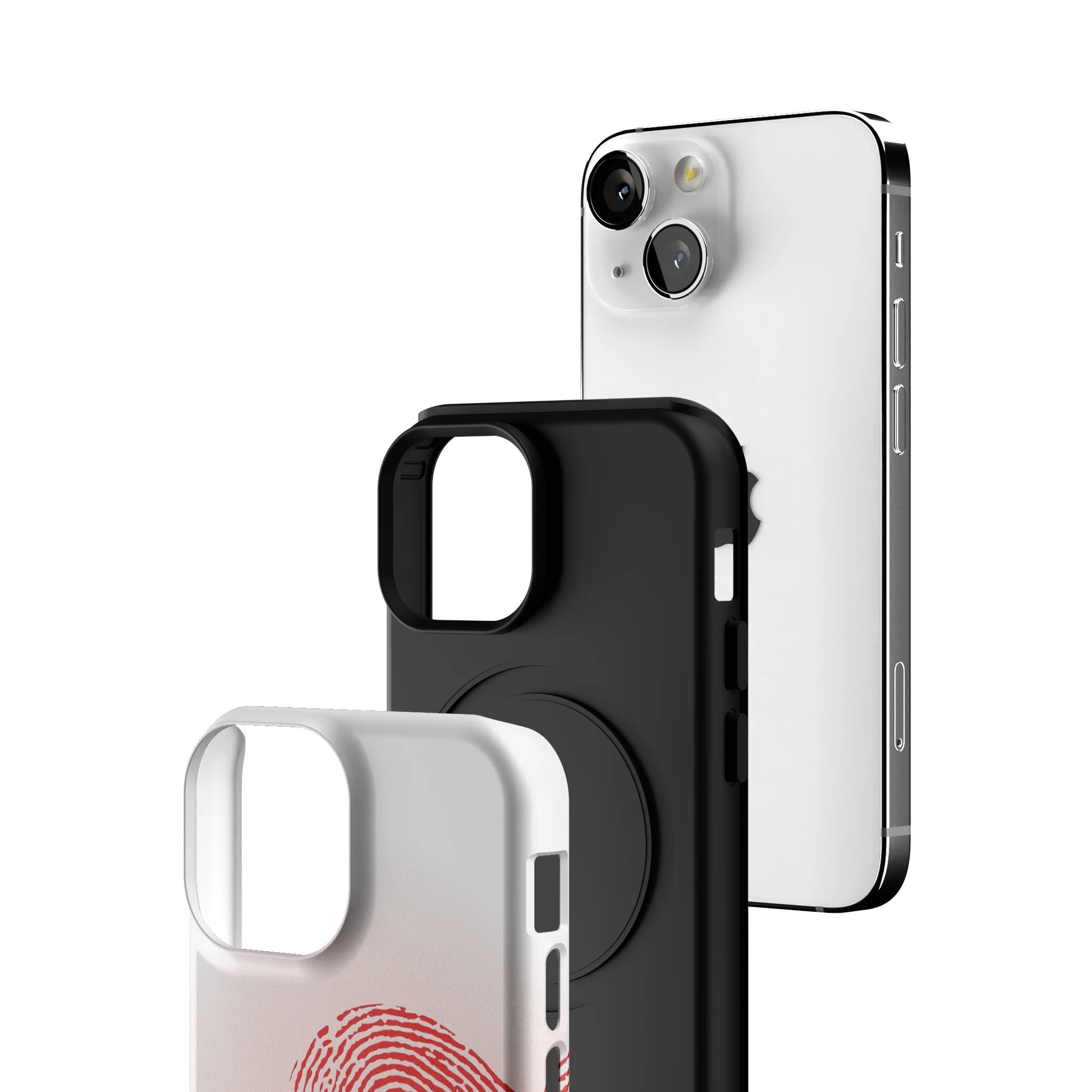 Heart Print White iPhone Case gallery - Iphone_13_Mini_Air_Plus_3