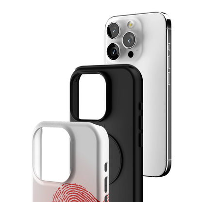 Heart Print White iPhone Case gallery - Iphone_15_Pro_3