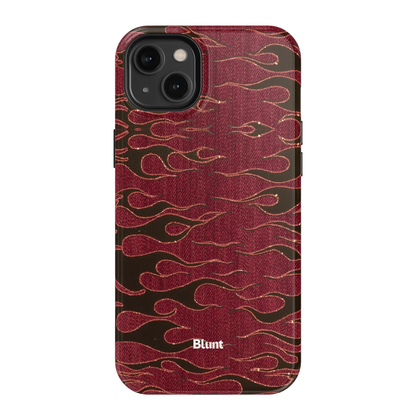Crimson Fire iPhone Case