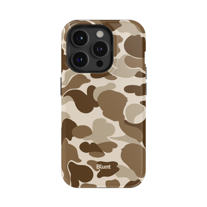 Brown Camo iPhone Case