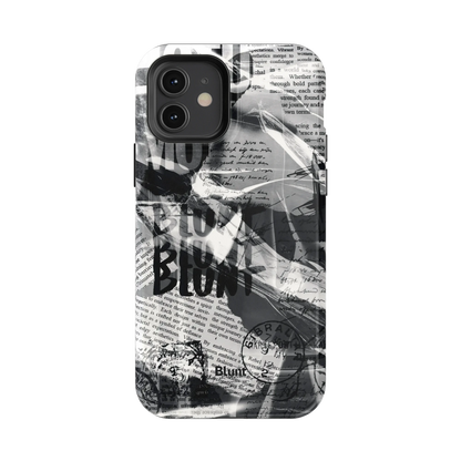 Black Love Letter iPhone Case