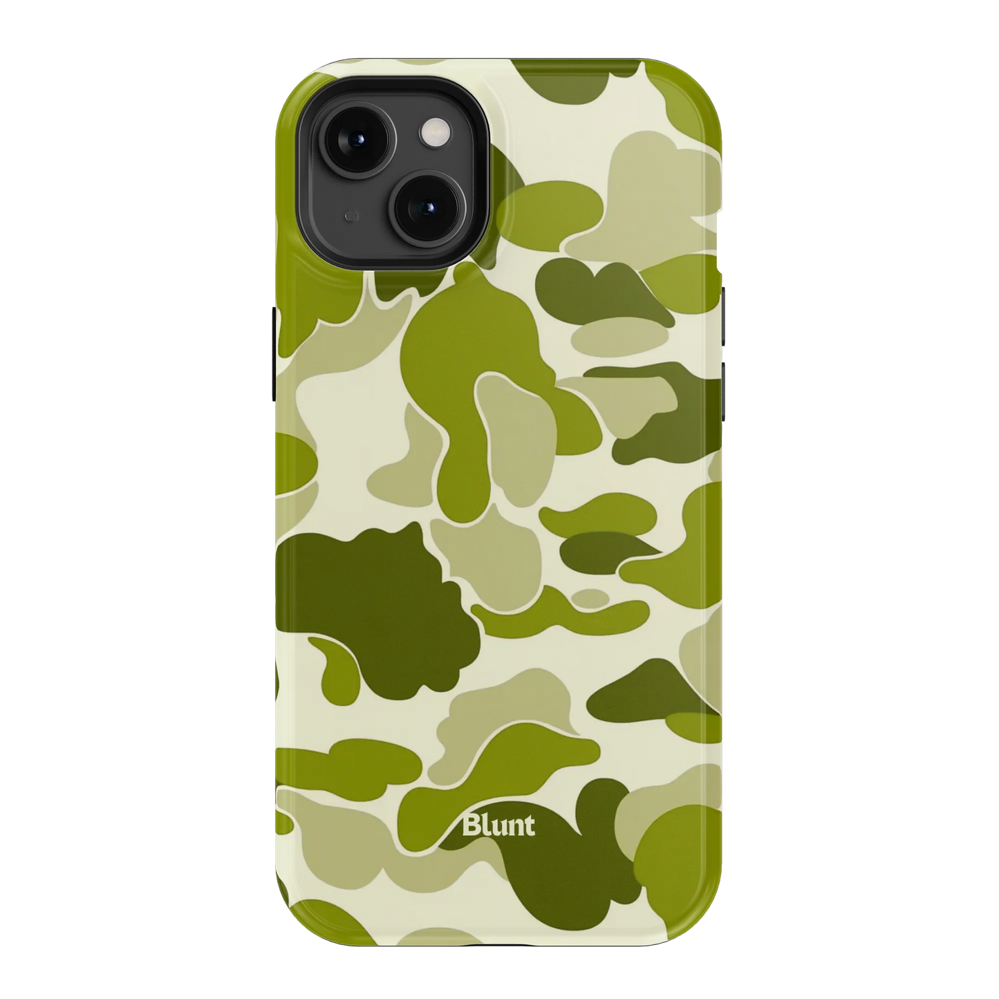 Lime Camo iPhone Case