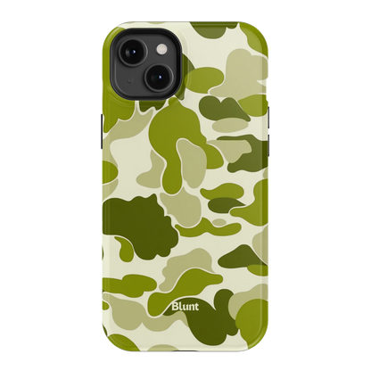 Lime Camo iPhone Case