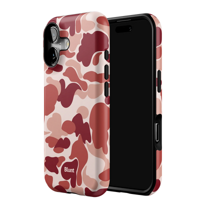 Reddish Camo iPhone Case