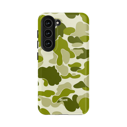 Lime Camo Samsung Case