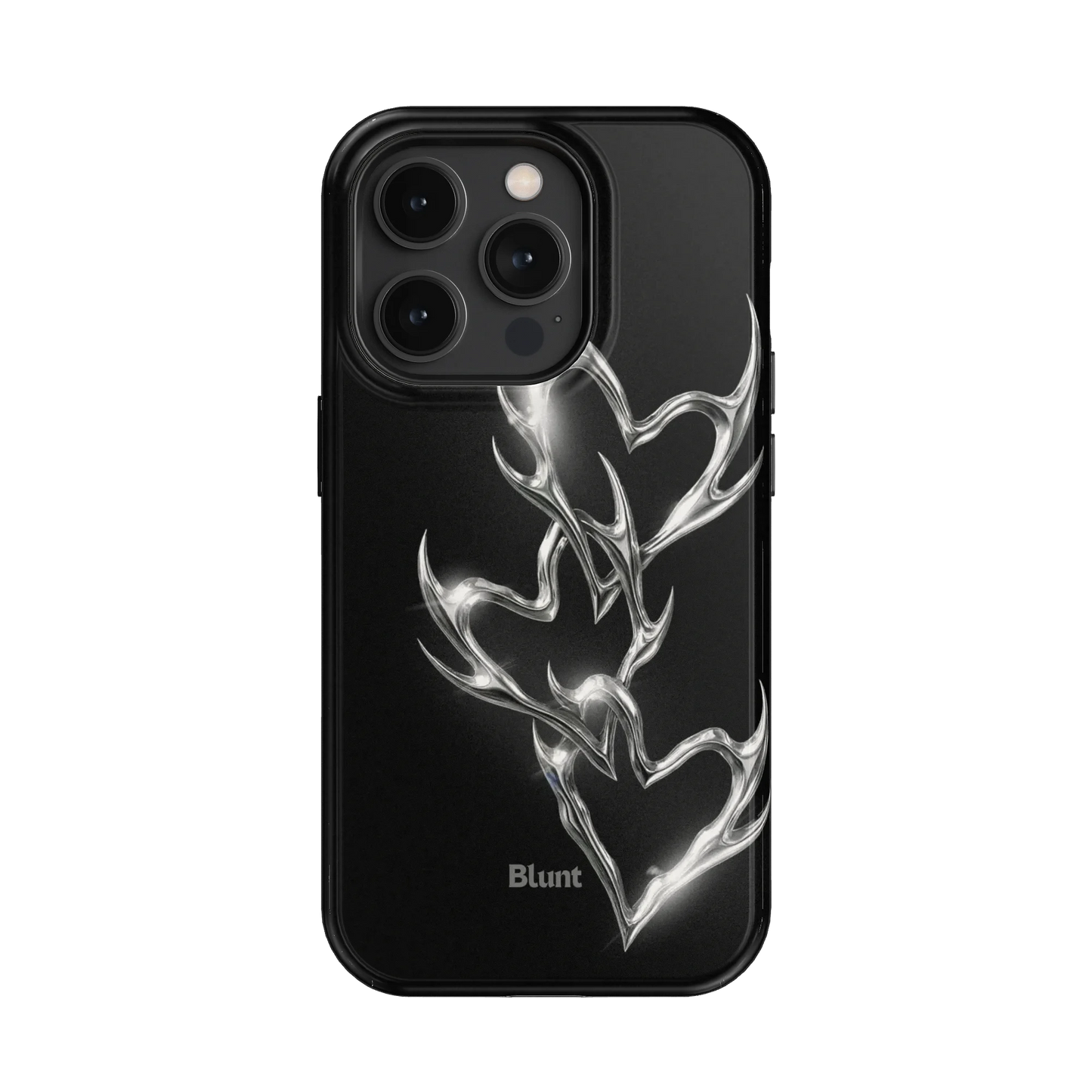 Chrome Flame iPhone Case