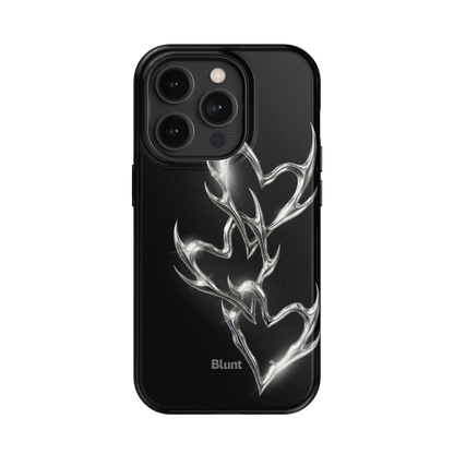 Chrome Flame iPhone Case