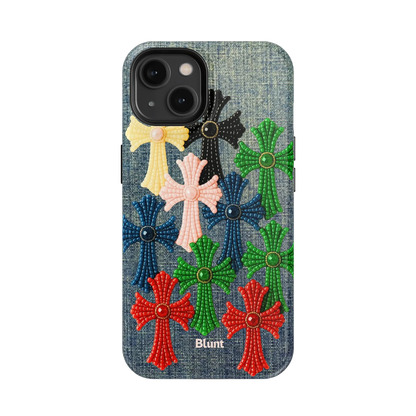 Cross Stitch iPhone Case