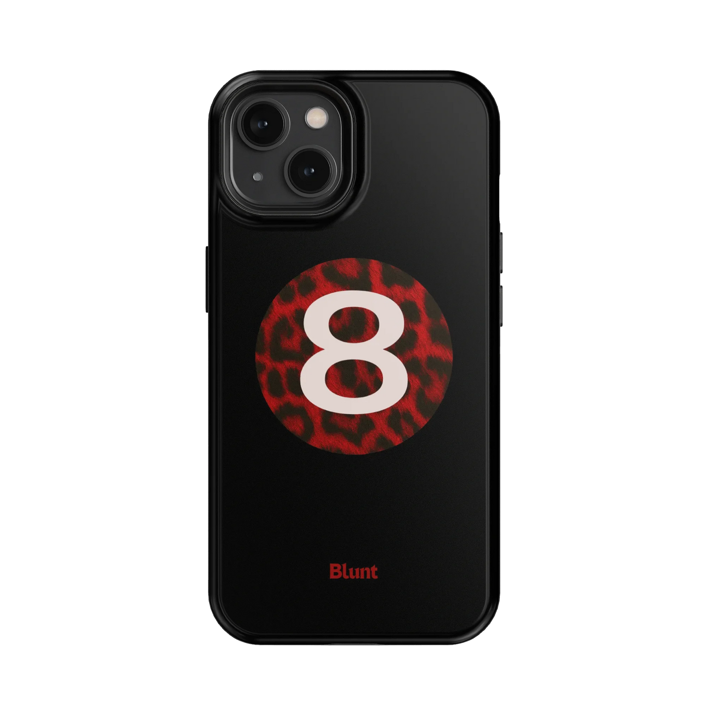Red Cheetah Magic 8 iPhone Case